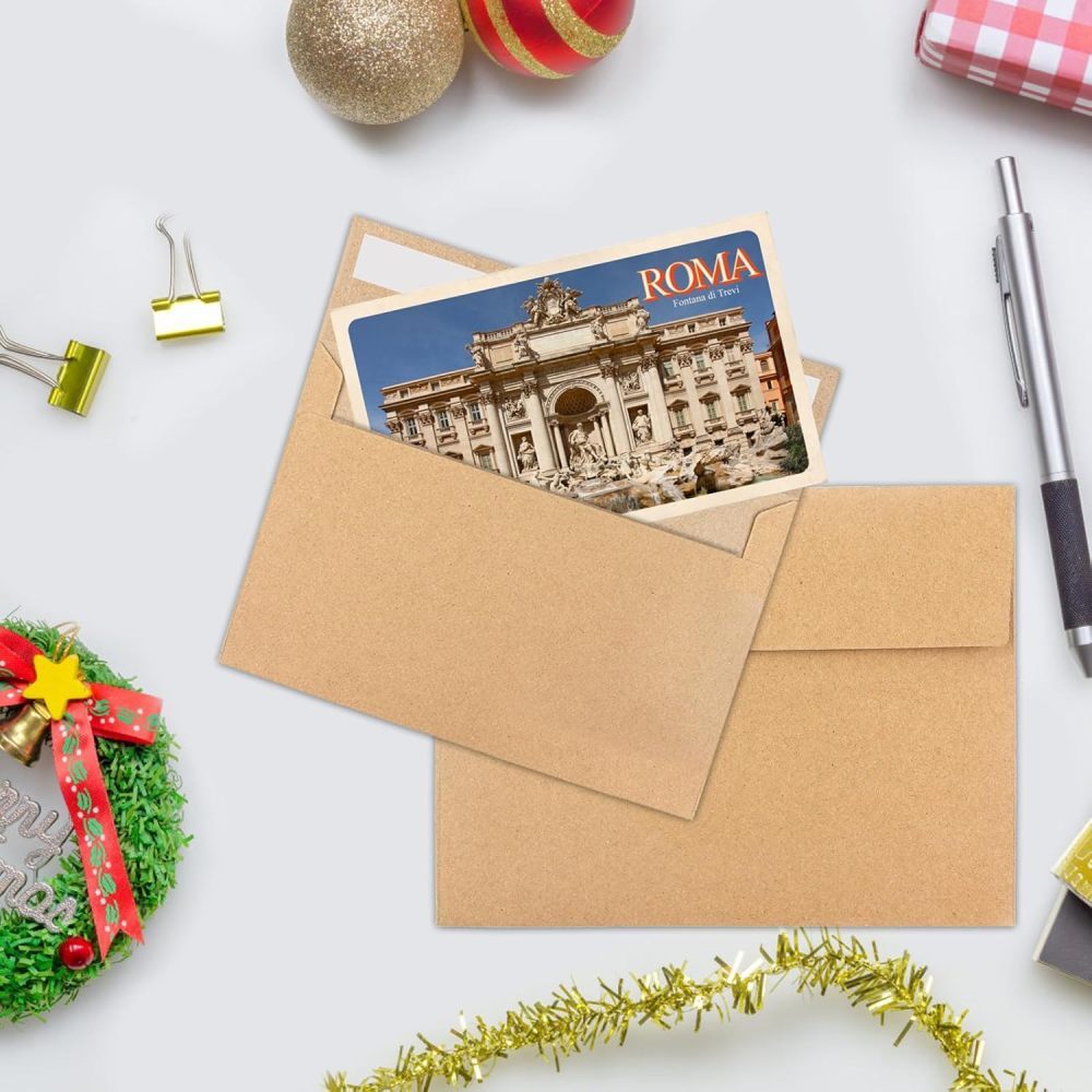 Brown Kraft DL Envelopes 100-Pack (120GSM) - Image 2